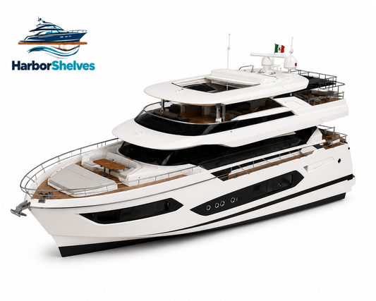 CoastalVessel™ - Mounted Boat Display Shelf