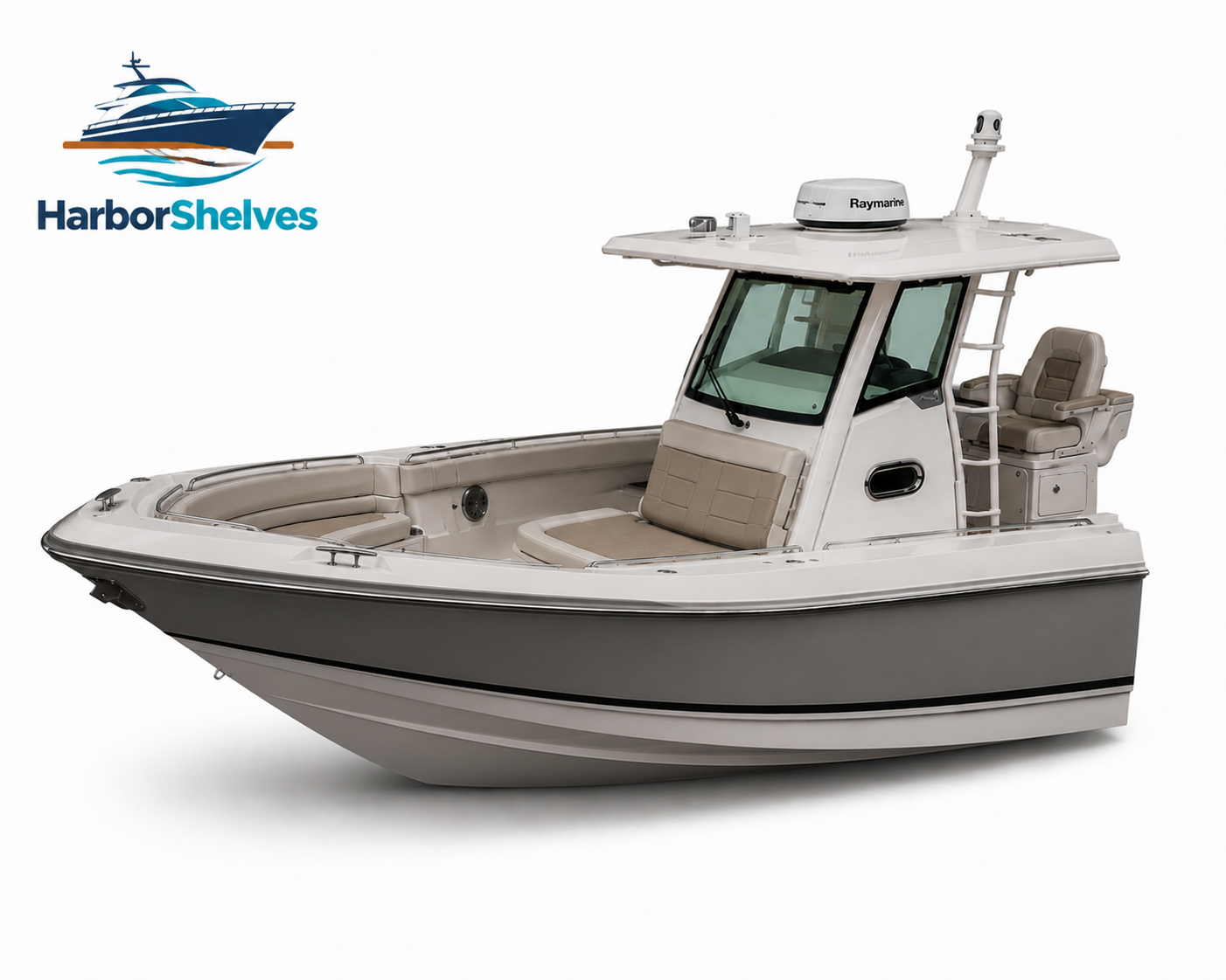 CoastalVessel™ - Mounted Boat Display Shelf
