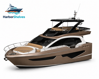 CoastalVessel™ - Mounted Boat Display Shelf