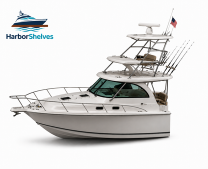 CoastalVessel™ - Mounted Boat Display Shelf