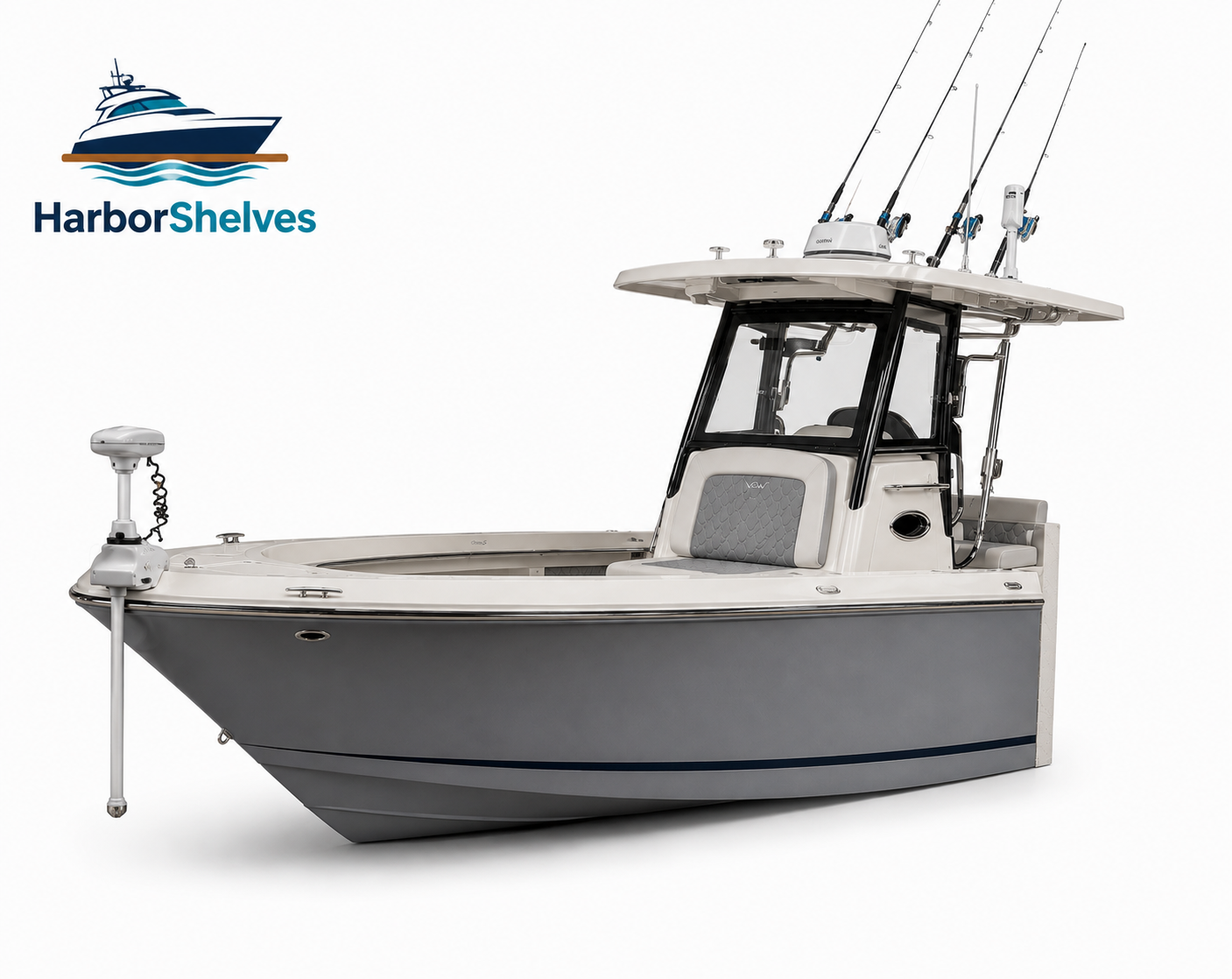 CoastalVessel™ - Mounted Boat Display Shelf